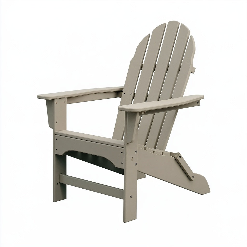 Adirondack Gartenstuhl 83 x 79 x 98 cm lackiertes Holz Grau - klassischer Stil