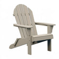 Adirondack Gartenstuhl 89 x 76 x 95 cm aus Holz in Taupe klappbar