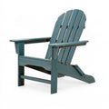 Gartenstuhl 80 x 78 x 95 cm aus Holz Blau klappbar im Adirondack-Stil