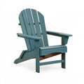 Gartenstuhl 83 x 78 x 98 cm aus Holz in Petrol - Adirondack Stil mit Armlehnen